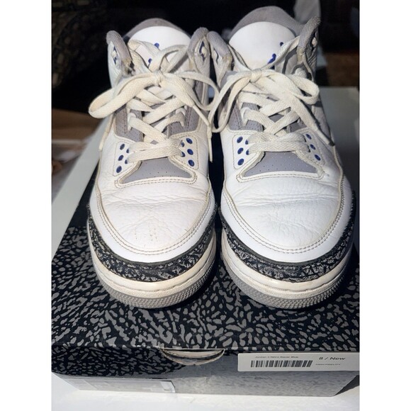 Air Jordan 3 Retro Racer Blue Mid Top Mens Sz 8 Sneakers CT8532-145 2021 w/Box main image 11